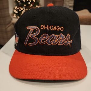 Chicago Bears Black and Orange Cap